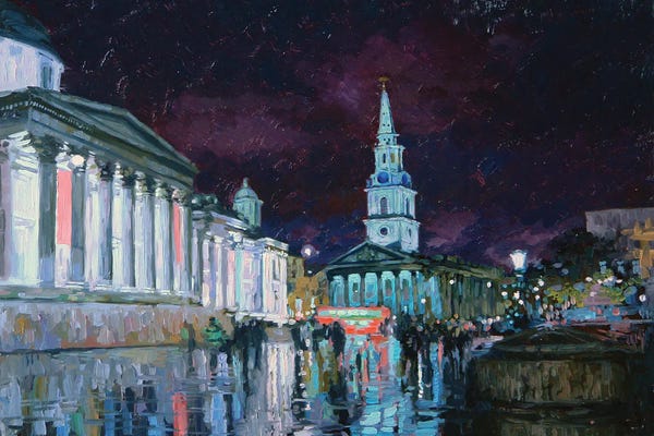 Artistic Travels: Trafalgar Square by Simon Kozhin