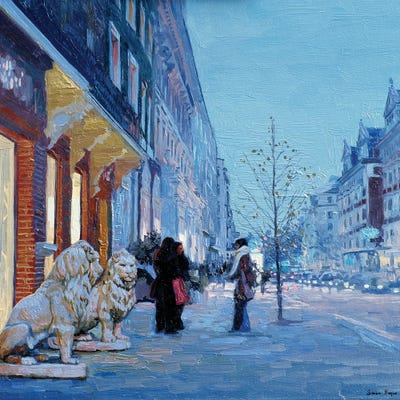 Street In London by Simon Kozhin canvas print