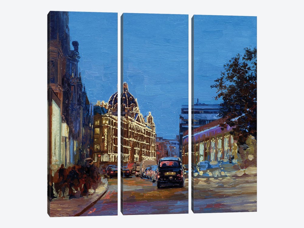 Brompton Road by Simon Kozhin 3-piece Canvas Art Print