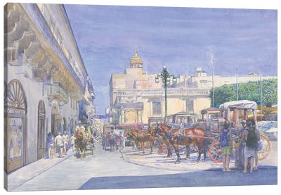 La Valletta Canvas Art Print - Perano Art