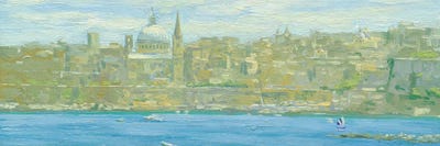 La Valletta Malta by Simon Kozhin multi panel art