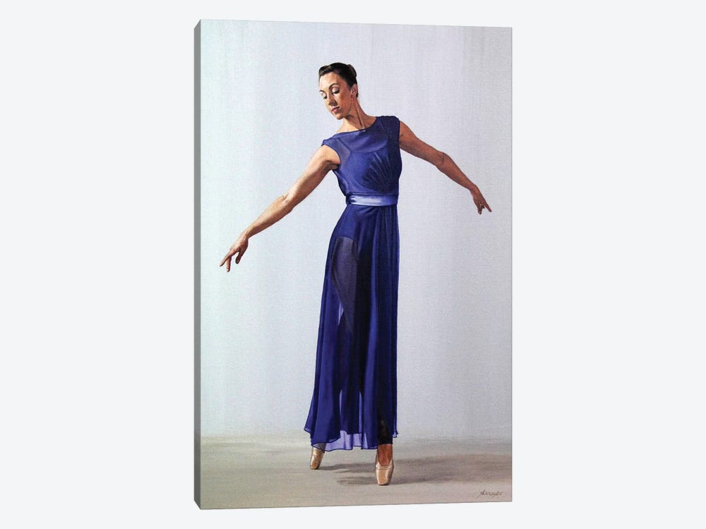 The Blue Dress 1-piece Canvas Print