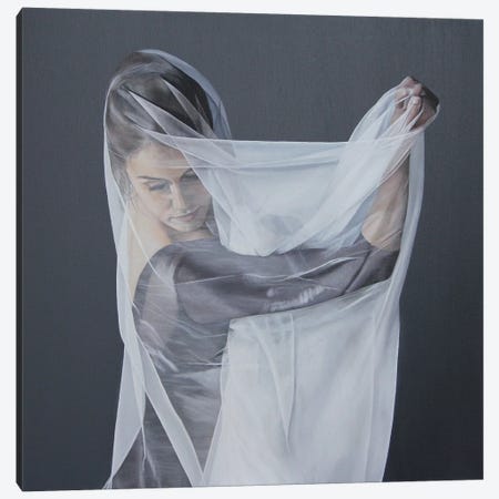 Veiled Within Canvas Print #SLA42} by Sally Lancaster Canvas Wall Art