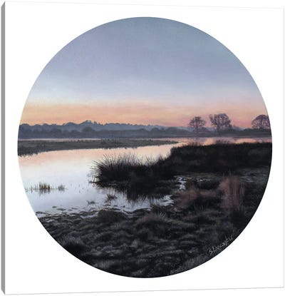 Sunrise Over Bowling Green Marsh Canvas Art Print - Sally Lancaster