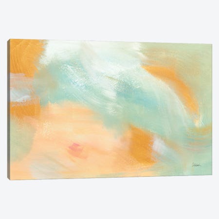Abstract Sunrise Canvas Print #SLB118} by Sue Schlabach Canvas Wall Art