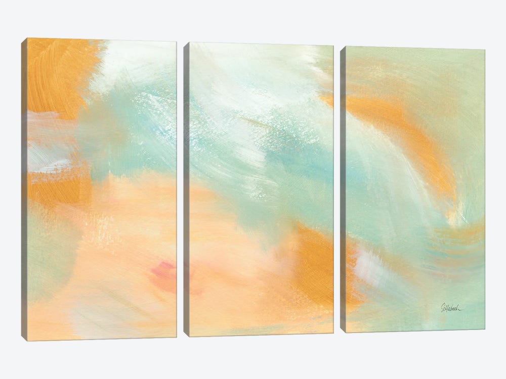Abstract Sunrise by Sue Schlabach 3-piece Canvas Art Print