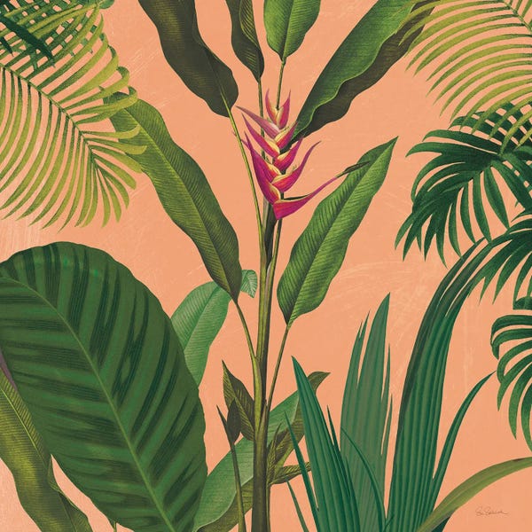 Sue Schlabach: Dramatic Tropical II Boho by Sue Schlabach