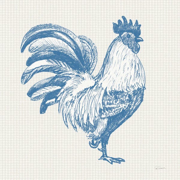 Sue Schlabach: Cottage Rooster I by Sue Schlabach