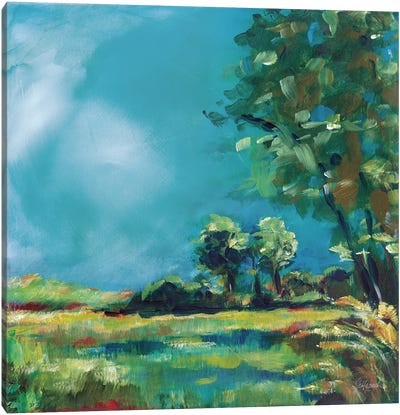 July Meadow Canvas Art Print