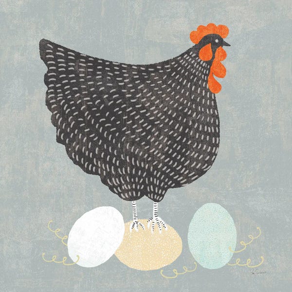 Modern Farmhouse Décor: Fresh Eggs I No Words by Sue Schlabach