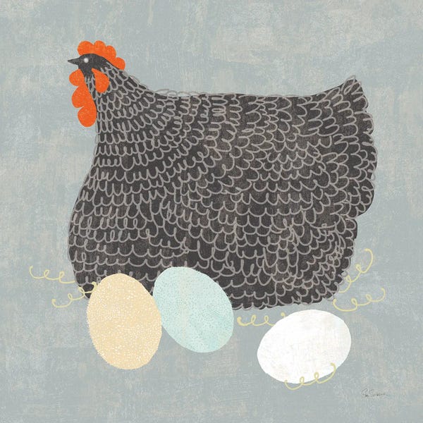 Sue Schlabach: Fresh Eggs II No Words by Sue Schlabach
