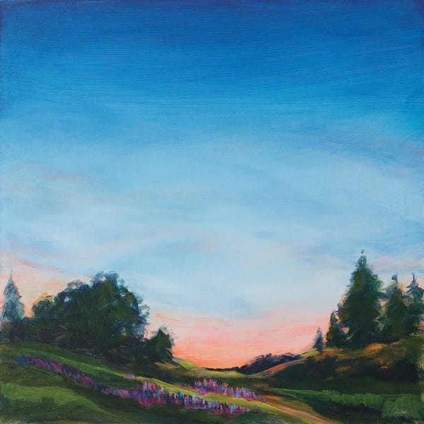 Sue Schlabach: Lupine Evening by Sue Schlabach