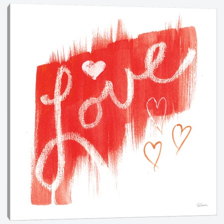 Painted Love Canvas Print #SLB28} by Sue Schlabach Canvas Print