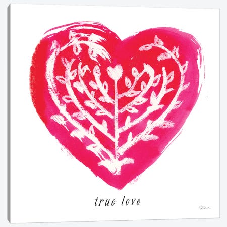 True Love Canvas Print #SLB33} by Sue Schlabach Canvas Wall Art