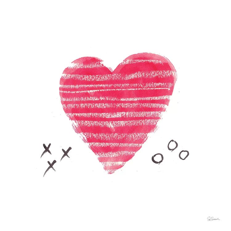 Xs and Os by Sue Schlabach wall art