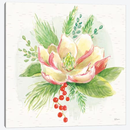 Winter Blooms V Canvas Print #SLB54} by Sue Schlabach Canvas Print