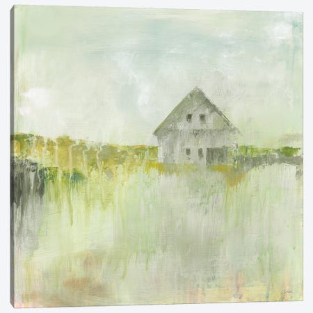 Across the Fields Neutral Canvas Print #SLB68} by Sue Schlabach Canvas Art Print