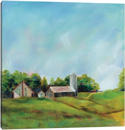 June Farm Canvas Art Print