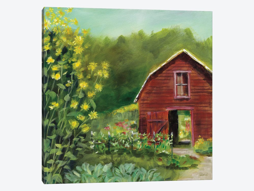 Kelly Way Barn by Sue Schlabach 1-piece Canvas Art Print