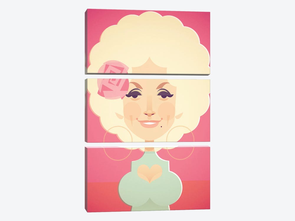 Dolly by Stanley Chow 3-piece Canvas Print