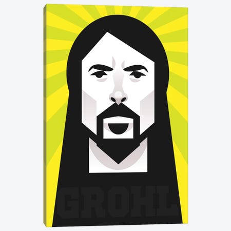 Grohl Canvas Print #SLC18} by Stanley Chow Art Print