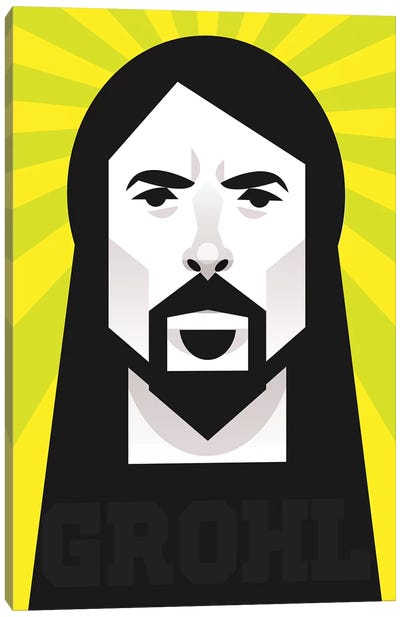 Grohl Canvas Art Print - Dave Grohl