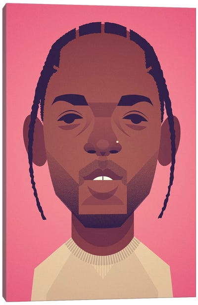 Kendrick Lamar Canvas Art Print - Stanley Chow