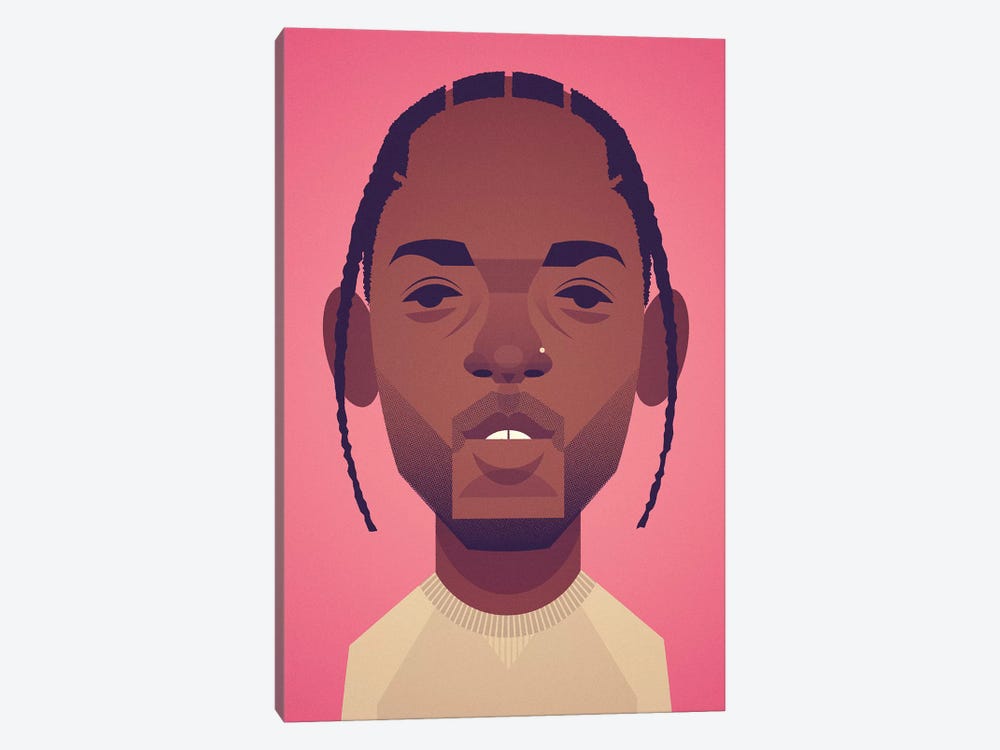 Kendrick Lamar by Stanley Chow 1-piece Art Print