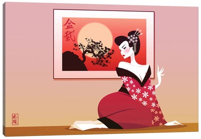 Bonsai Canvas Art Print - Living Simpatico