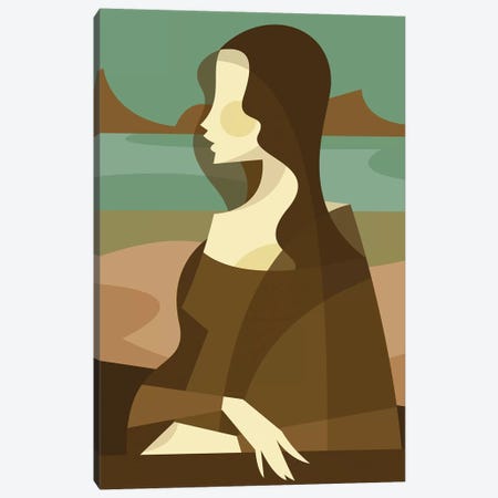 Mona Lisa Redux Canvas Print #SLC30} by Stanley Chow Canvas Art Print