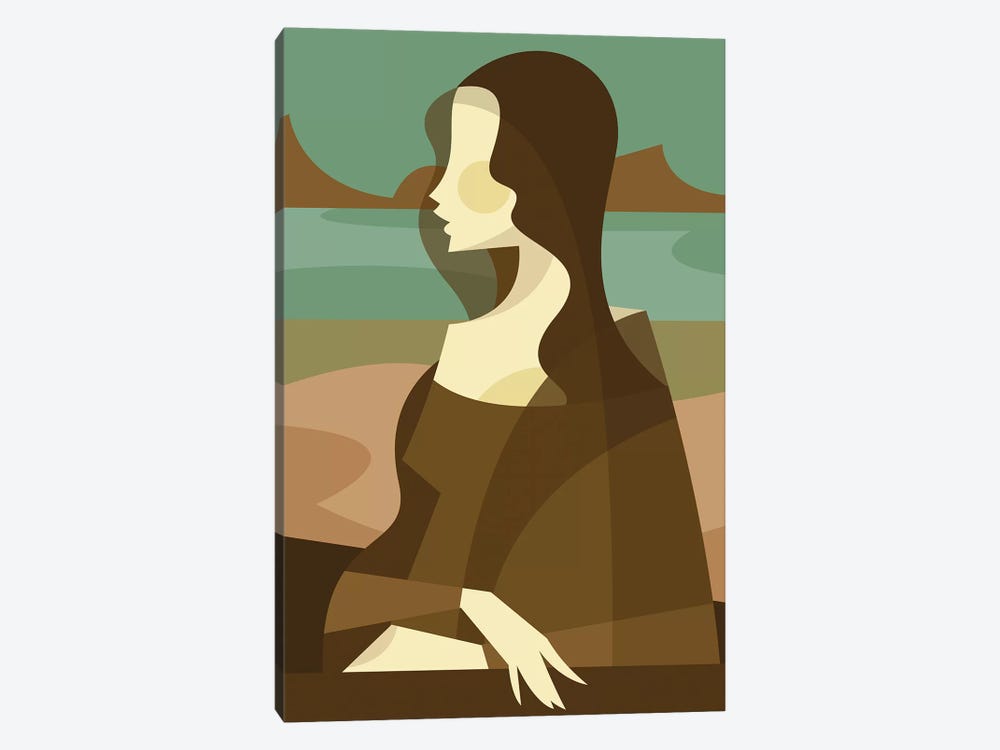 Mona Lisa Redux by Stanley Chow 1-piece Canvas Art