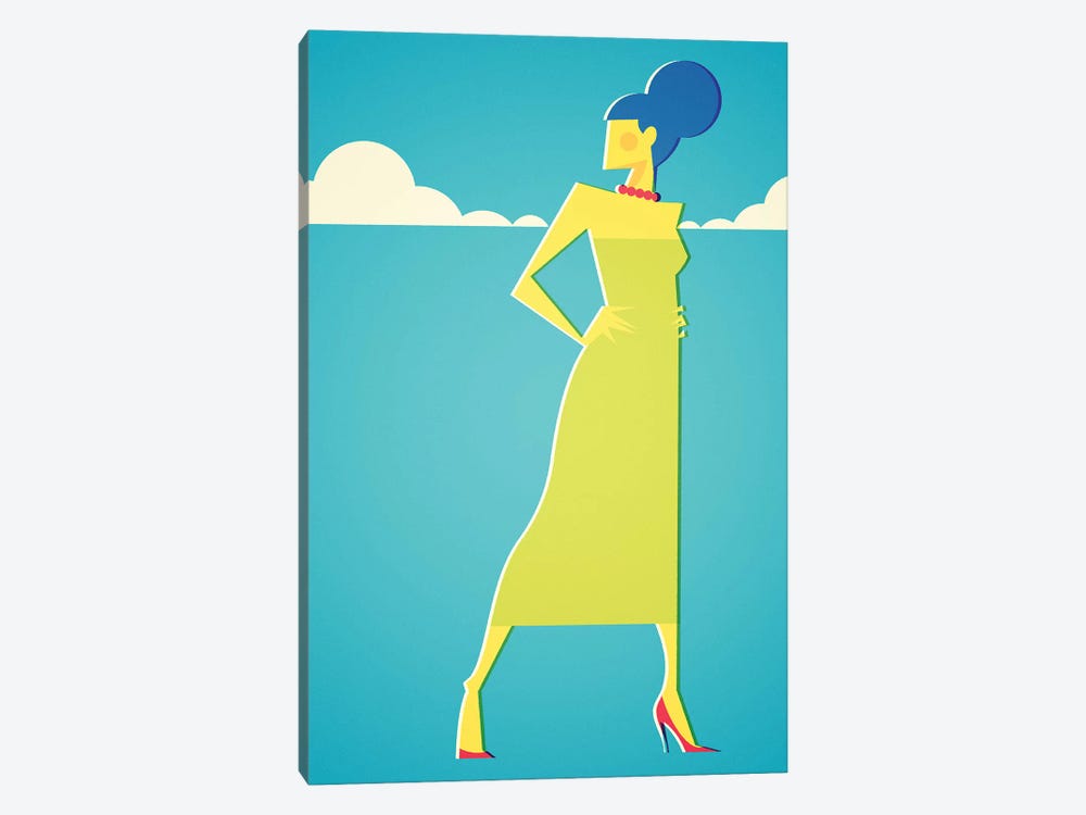 Mrs Simpson by Stanley Chow 1-piece Canvas Wall Art