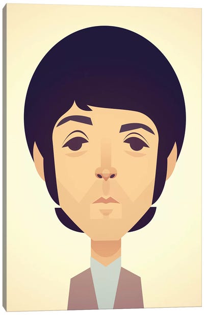 Paul McCartney Canvas Art Print - Stanley Chow