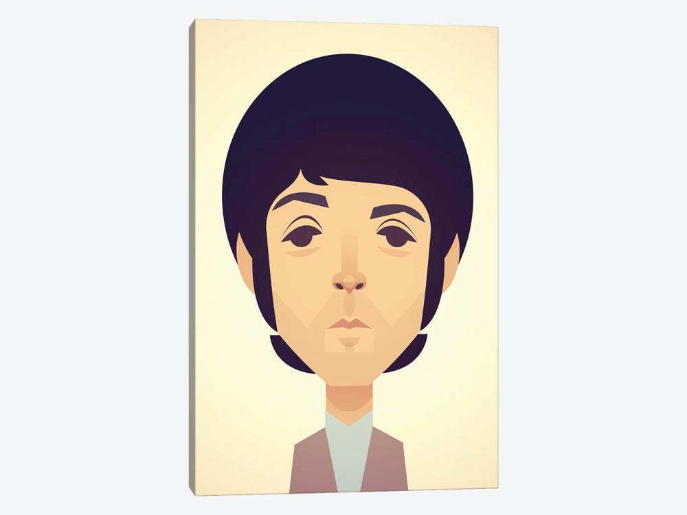 Paul McCartney by Stanley Chow 1-piece Canvas Wall Art