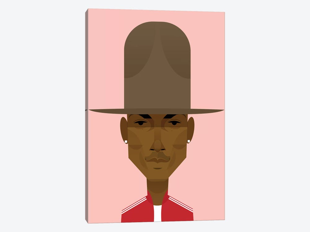 Pharrell by Stanley Chow 1-piece Canvas Art Print