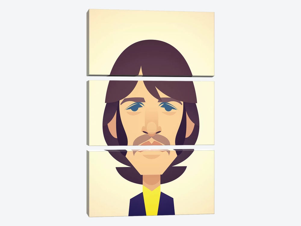 Ringo Starr by Stanley Chow 3-piece Canvas Wall Art