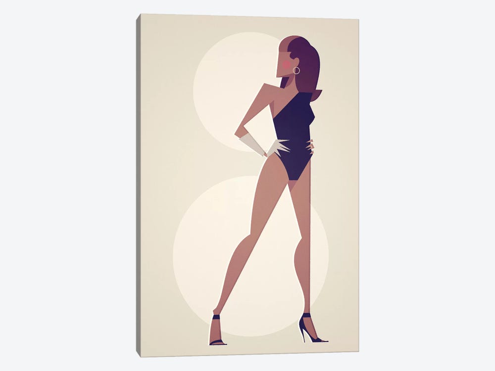 Single Lady by Stanley Chow 1-piece Canvas Art Print