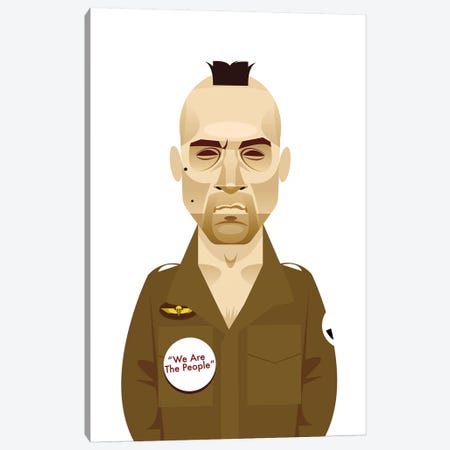Taxi Driver  Canvas Print #SLC42} by Stanley Chow Canvas Art