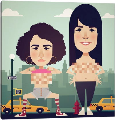 Broad City Canvas Art Print - Stanley Chow
