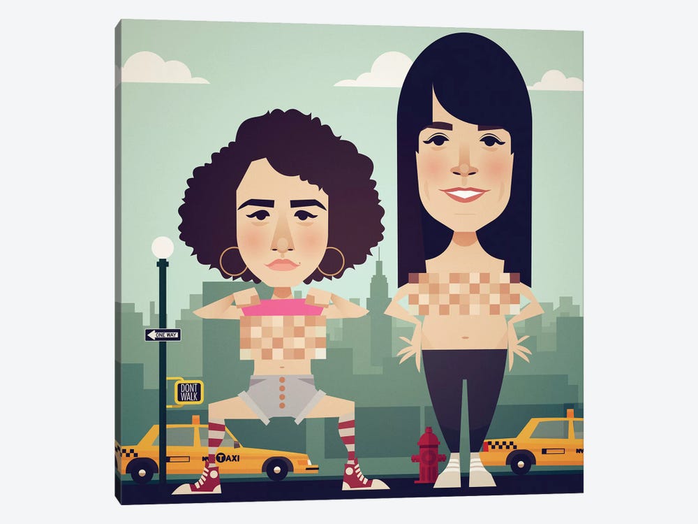 Broad City by Stanley Chow 1-piece Canvas Artwork