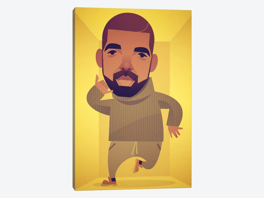 Drake by Stanley Chow 1-piece Canvas Print