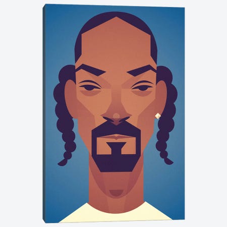 Snoop Canvas Print #SLC48} by Stanley Chow Canvas Artwork