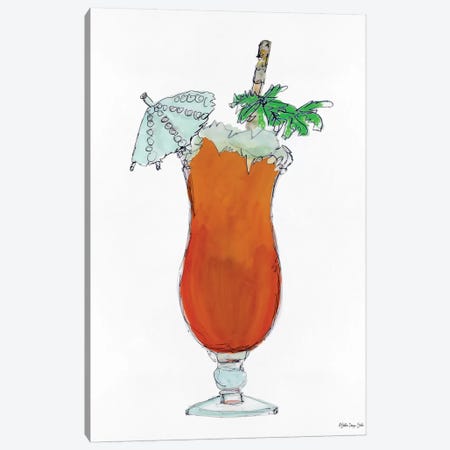 Tropical Cocktail Canvas Print #SLD113} by Stellar Design Studio Canvas Wall Art