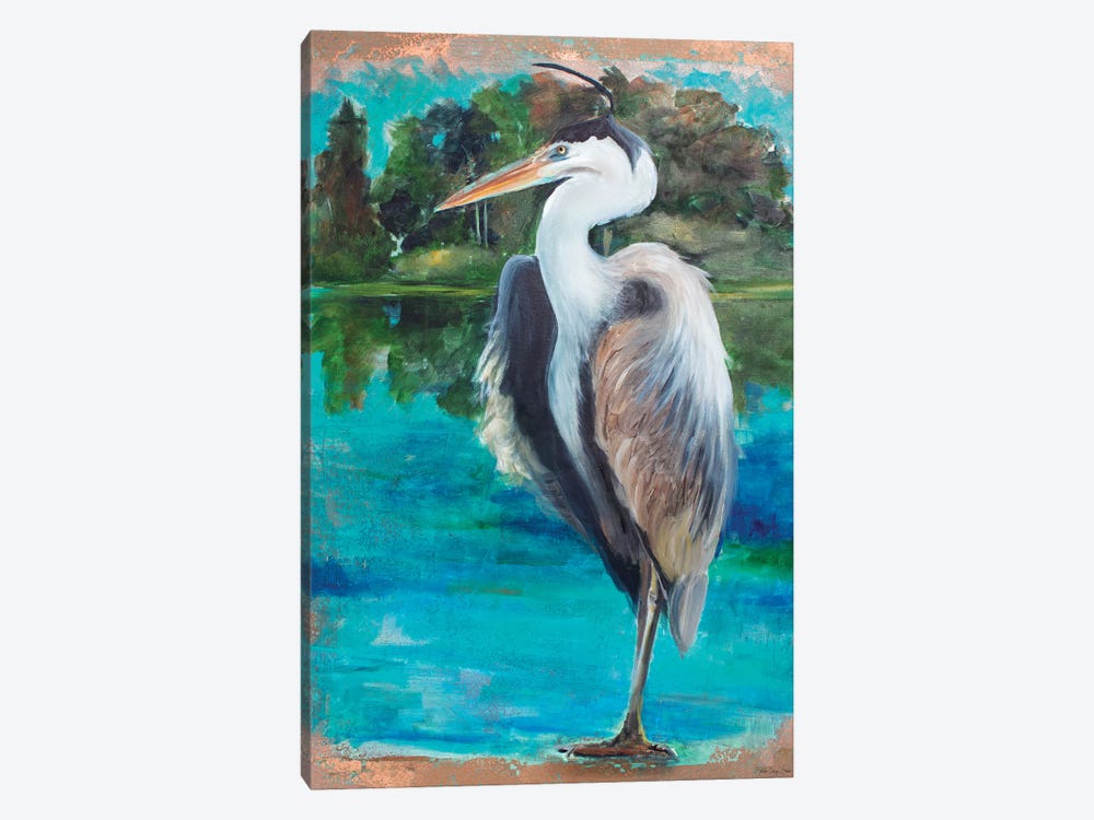 Marsh Heron by Stellar Design Studio 1-piece Canvas Art Print