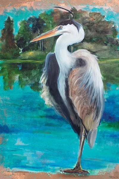 Marshes & Swamps: Marsh Heron by Stellar Design Studio