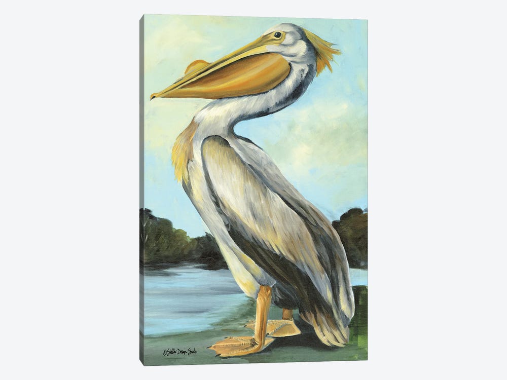 The Grand Pelican by Stellar Design Studio 1-piece Canvas Wall Art