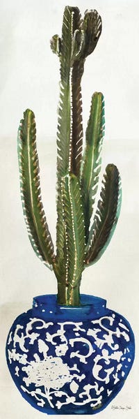 Penny Lane Publishing: Cacti in Blue Pot II by Stellar Design Studio