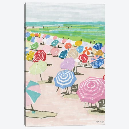 Beach Days I Canvas Print #SLD158} by Stellar Design Studio Canvas Wall Art