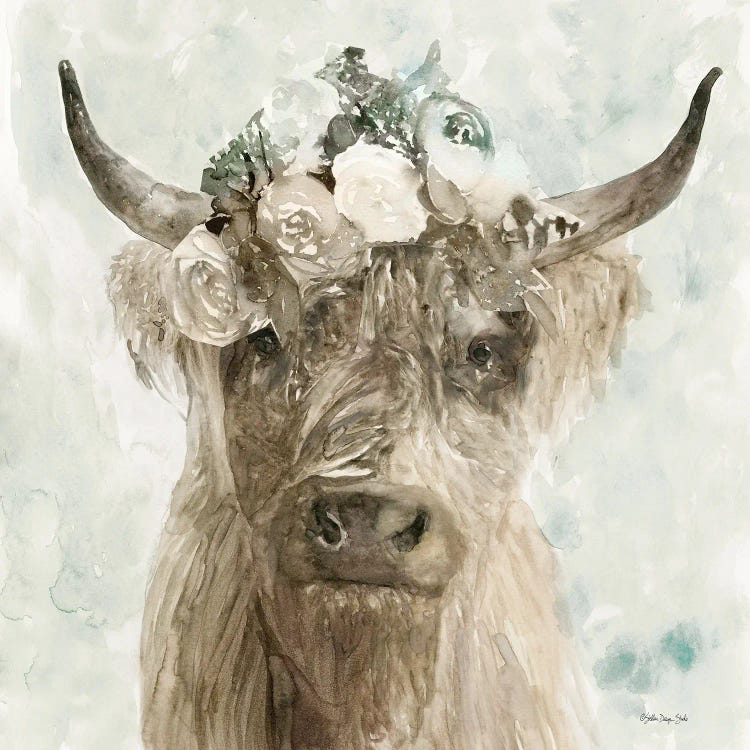 Cow and Crown II by Stellar Design Studio wall art