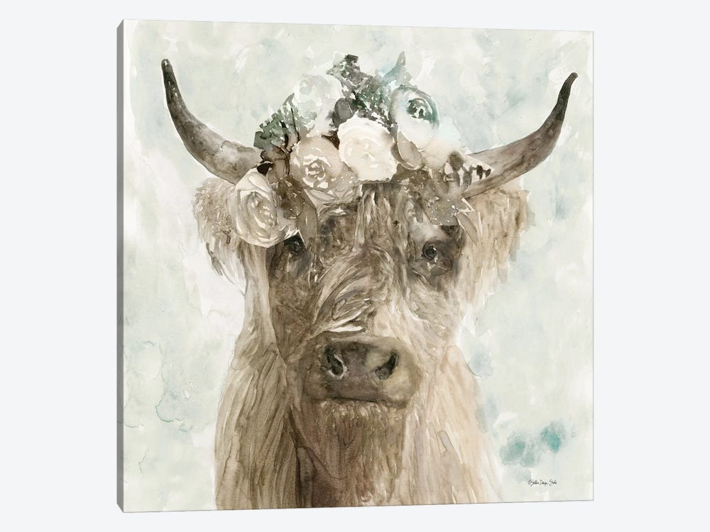 Cow and Crown II by Stellar Design Studio 1-piece Canvas Art Print